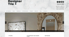 Desktop Screenshot of designertilelv.com